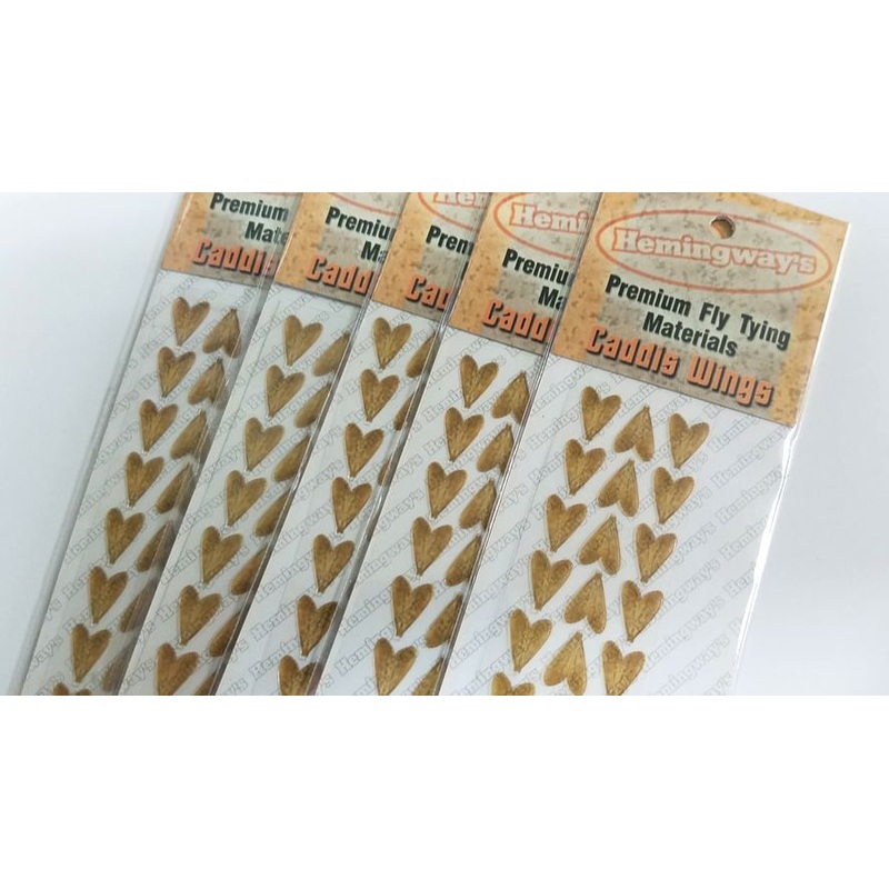 REALISTIC CADDIS WINGS|S|M|L|XL|Mixed|BLACK|GRAY|CINNAMON|TAN|BROWN