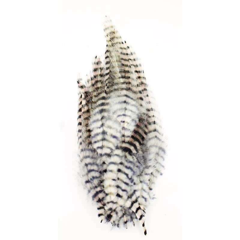 BARRED SADDLE HACKLE|BROWN/BLACK|CHARTREUSE/BLACK|YELLOW/BLACK|RED/BLACK|RUST/BLACK|WHITE/BLACK|OLIVE/BLACK|TAN/BLACK|GRAY/BLACK