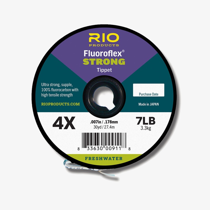 FLUOROFLEX STRONG TIPPET|0X|1X|2X|3X|4X|4.5X|5X|5.5X|6X|30YD