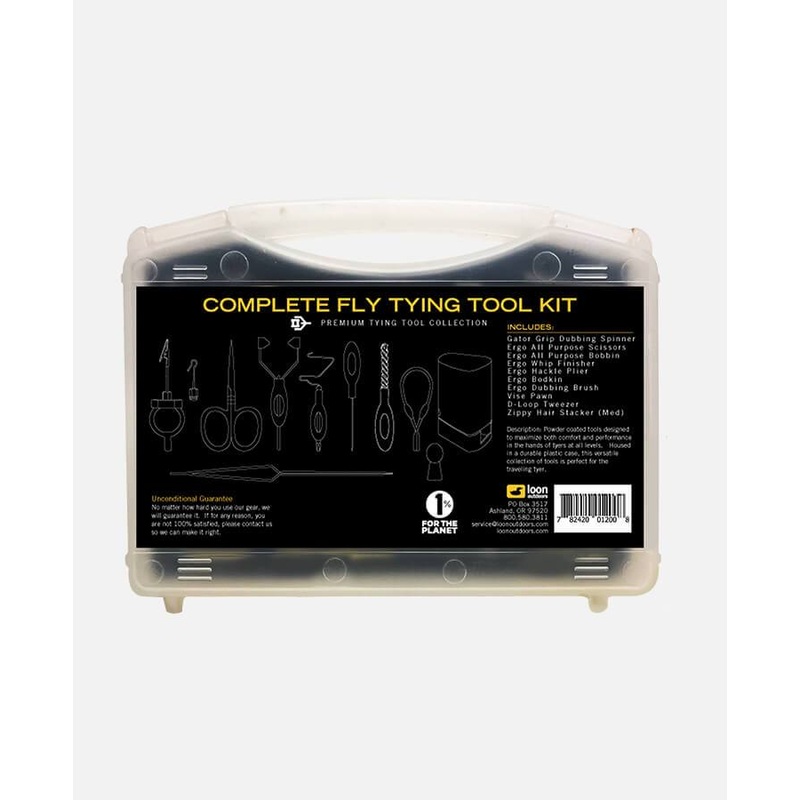 LOON FLY TYING TOOL KITS|COMPLETE|ACCESSORY|CORE|BLACK|YELLOW|BLACK|COMPLETE