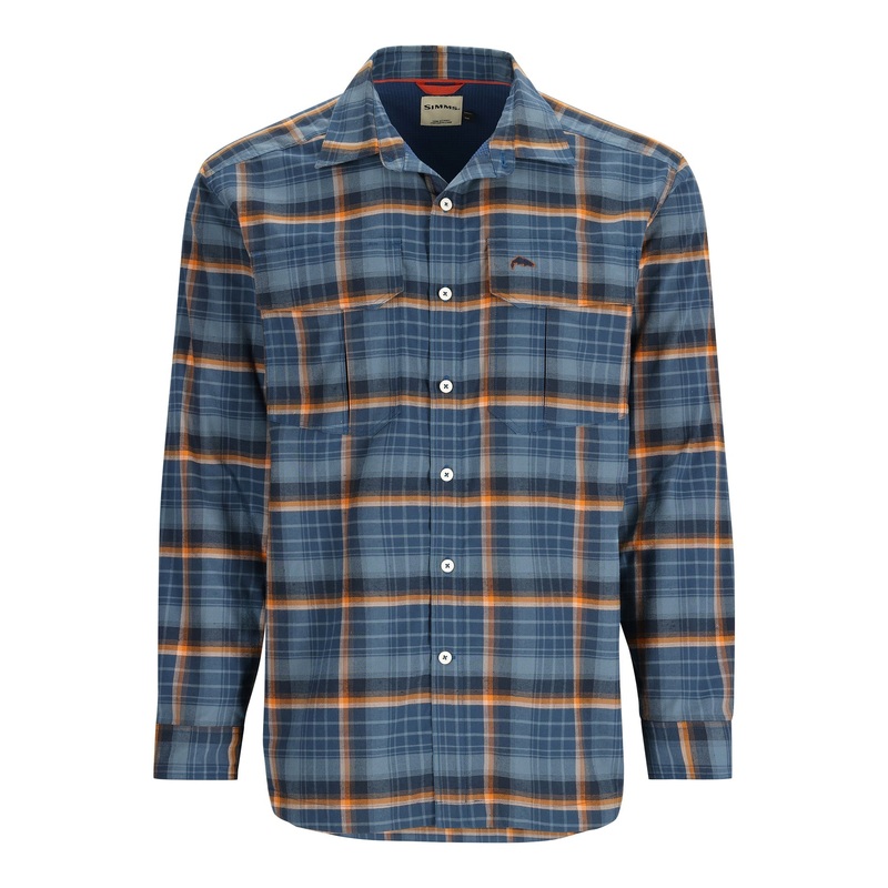 MS COLDWEATHER LS SHIRT|NEPTUNE/SUN GLOW OMBRE PLAID|M|L|XL|XXL|XXXL