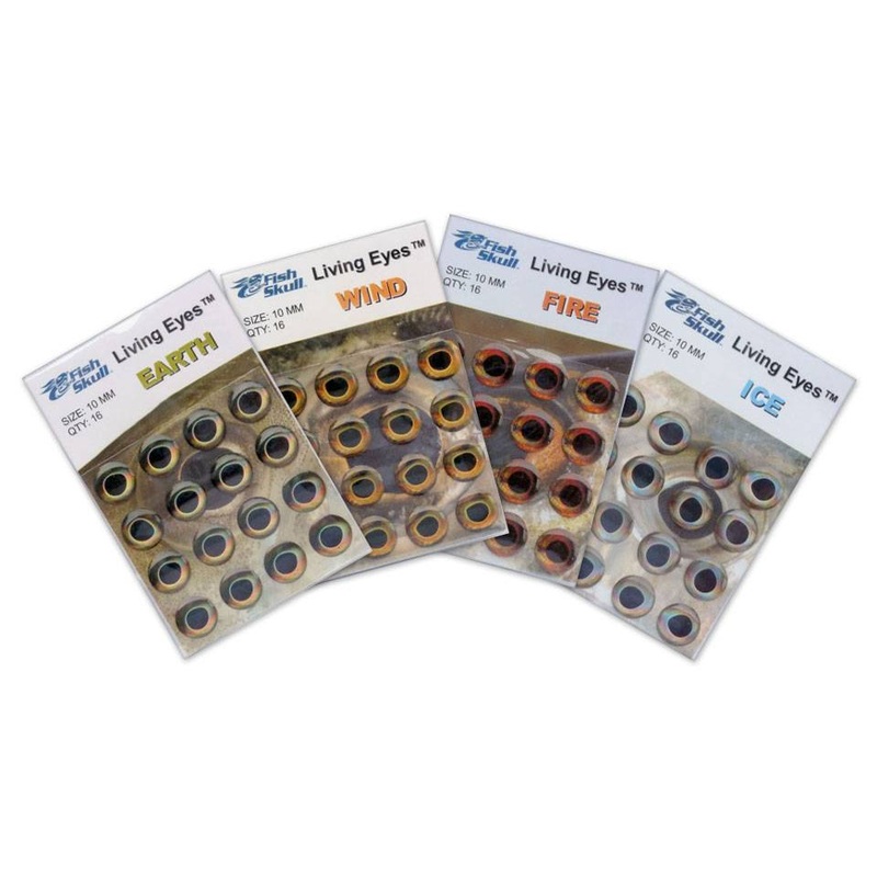 FISH SKULL LIVING EYES|ICE (SILVER)|WIND (GOLDEN)|FIRE (ORANGE-RED)|EARTH (GOLDEN BROWN)|3mm|4mm|5mm|6mm|7mm|15mm|10mm