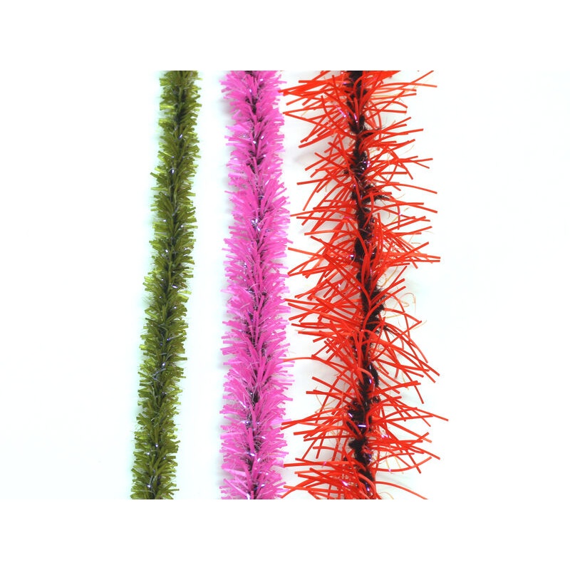UV BADGER FLEXI SQUISHENILLE|COPPER|FL CHARTREUSE|FL CHEESE|FL FUCHSIA|FL HOT PINK|FL ORANGE|FL RED|SHRIMP PINK|FL HOT YELLOW|FL YELLOW CHARTREUSE|HOT ORANGE|OLIVE BROWN|OLIVE|RUSTY BROWN|TAN|WHITE|SMALL|MEDIUM|LARGE