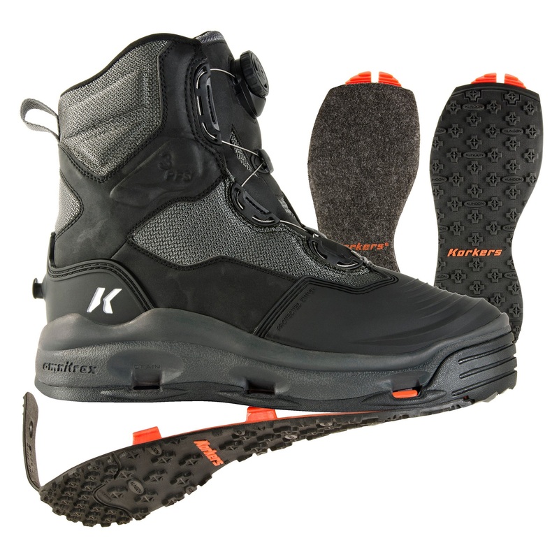 DARKHORSE FISHING BOOT WITH FELT & KLING-ON SOLES