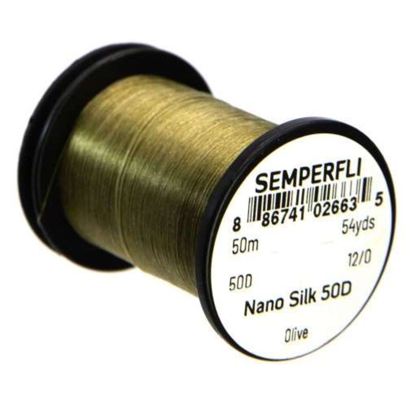 NANO SILK 50D 12/0|OLIVE|BROWN|YELLOW|WHITE|RED|PINK|GRAY|COPPER|ORANGE|BLACK