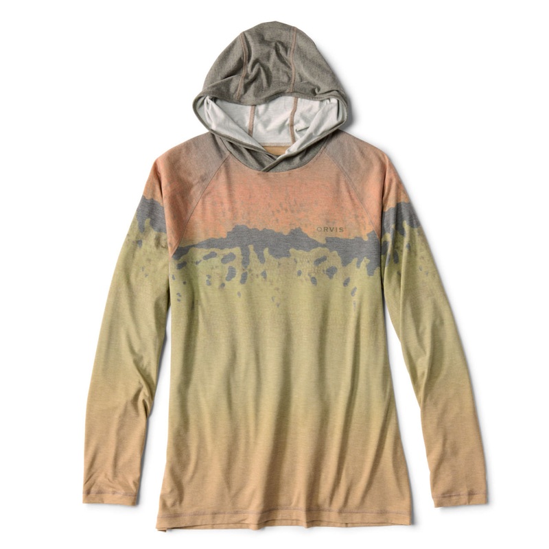 DRICAST PRINTED HOODIE|PEACOCK BASS|BROOK TROUT|S|M|XL|L|XXL