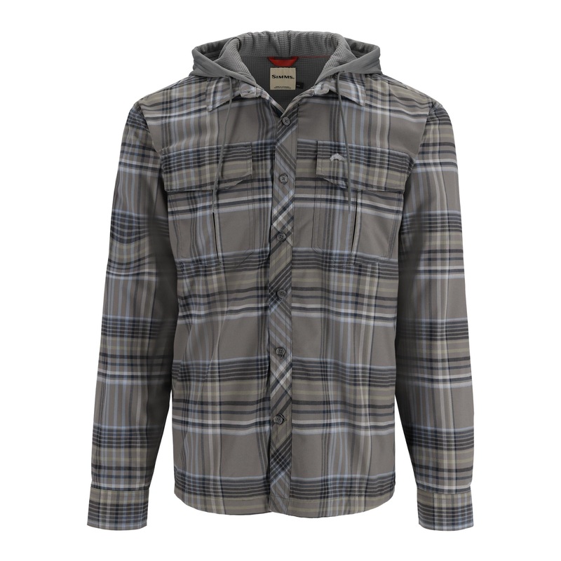 MEN’S COLDWEATHER HOODY|GUNMETAL NEO PLAID|M|L|XL|XXL