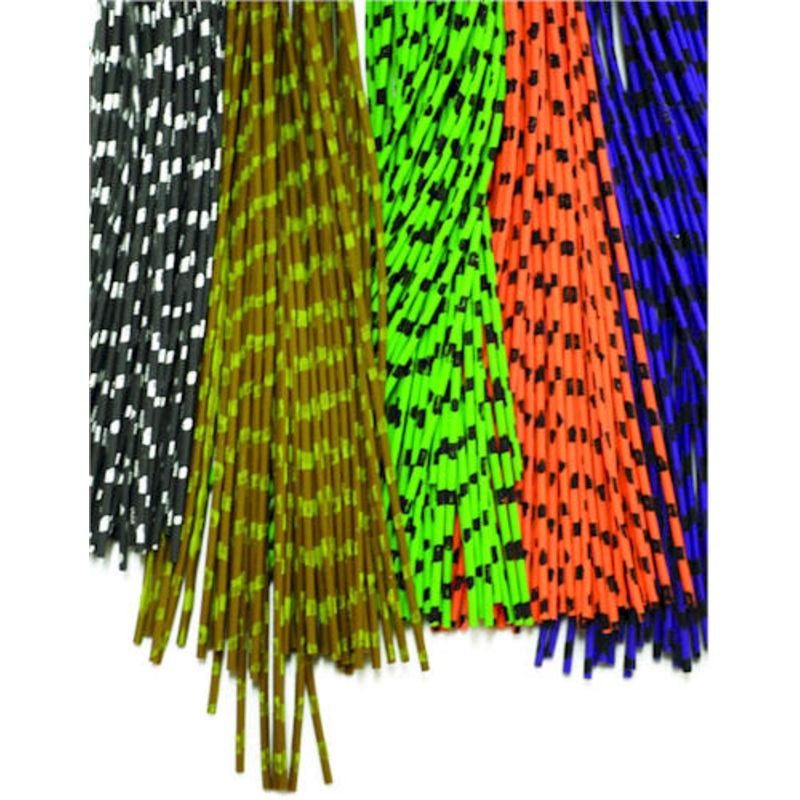 BARRED ROUND RUBBER MEDIUM|BROWN/GOLD|MUD BROWN/SILVER|MUD BROWN/CHARTREUSE|YELLOW/BLACK|CHARTREUSE/BLACK|PURPLE/BLACK