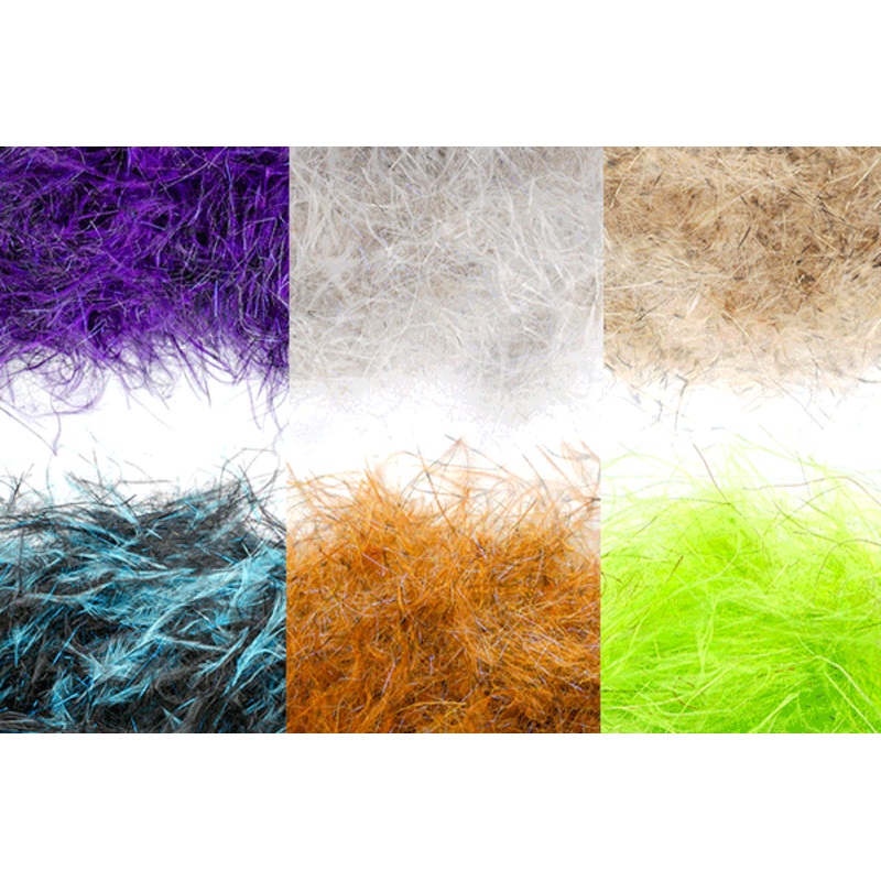 SENYO’S DIRTY BIRD DUBBING|CRAW ORANGE|DOG PUKE GOLD|SHRIMP PINK|FL FIRE ORANGE|FL ORANGE|CITRONELLA|DIJON|HALLOWEEN|HOT PINK|COCOA BROWN|PEARL BLUE|KEY LIME|CALYPSO BLUE|JJ|OLIVE|WHITE|CRAW|BLACK|DIRTY MARTINI OLIVE|GOLD DIGGER TAN|STREETWALKER PURPLE|MO