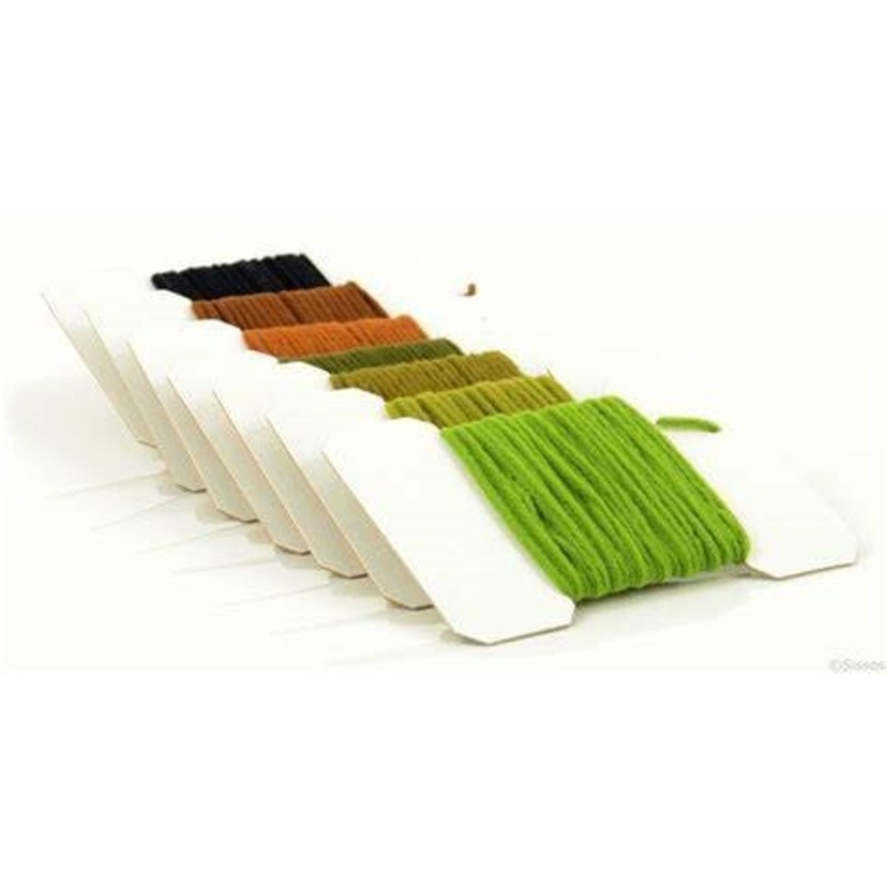 ULTRA CHENILLE-WAPSI|DARK BROWN|FL HOT PINK|LIGHT OLIVE|FL PINK|RED|WORM BROWN|CINNAMON|FL FIRE ORANGE|FLESH|WORM GREEN|WINE|LIGHT GRAY|YELLOW|DARK OLIVE|BROWN|KINGFISHER BLUE|FL CERISE|SCULPIN OLIVE|BLACK|CADDIS GREEN|DARK TAN|FL SHELL PINK|FL YELLOW|TAN