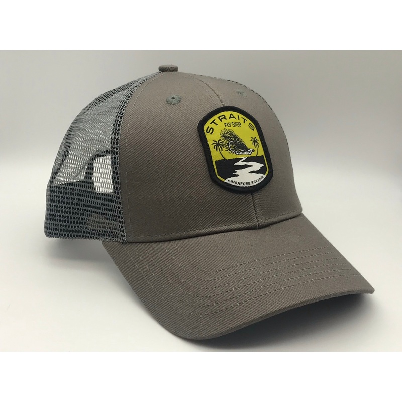 Straits Fly Shop Trucker Hat|Yellow|Teal|White/Blue