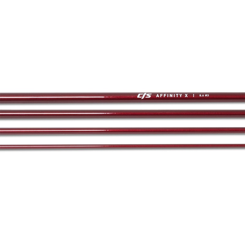 CTS Affinity X Fly Rod Blank|376-4|386-4|480-4|490-4|590-4|690-4|790-4|890-4|990-4|1090-4|1290-4|P2000 polish|Clear coat|Standard Paint|Premium Paint