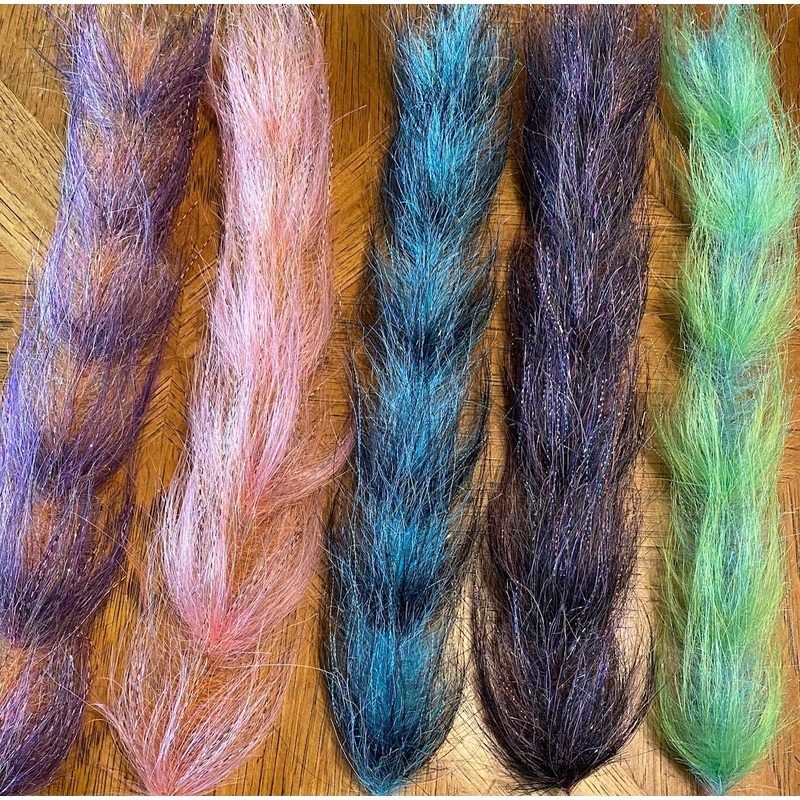 Steelhead Brush|Pink Purple & Orange|Black & Blue|Pink Orange & White|Blue & Chartreuse|Black Purple & Pink