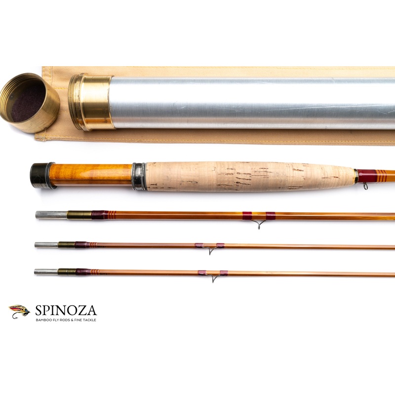 HL Leonard Hunt Model 50-5 Bamboo Fly Rod 8′ 3/2 #5