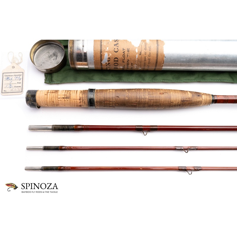 FE Thomas Mahogany Bamboo Fly Rod 9′ 3/2 #4/5