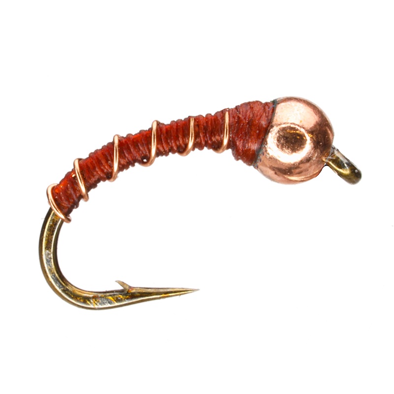 Zebra Midge|Rust|Brown|Black|Red|Purple|Olive|Orange|16|18|20|8