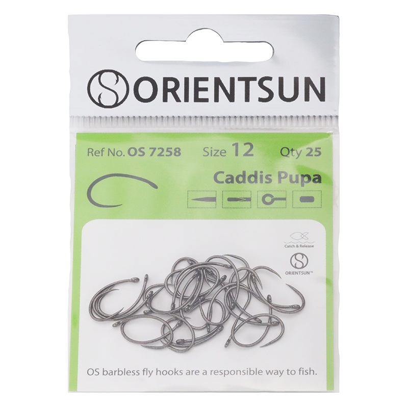 Orientsun Caddis Pupa Hook|10|12|14|16