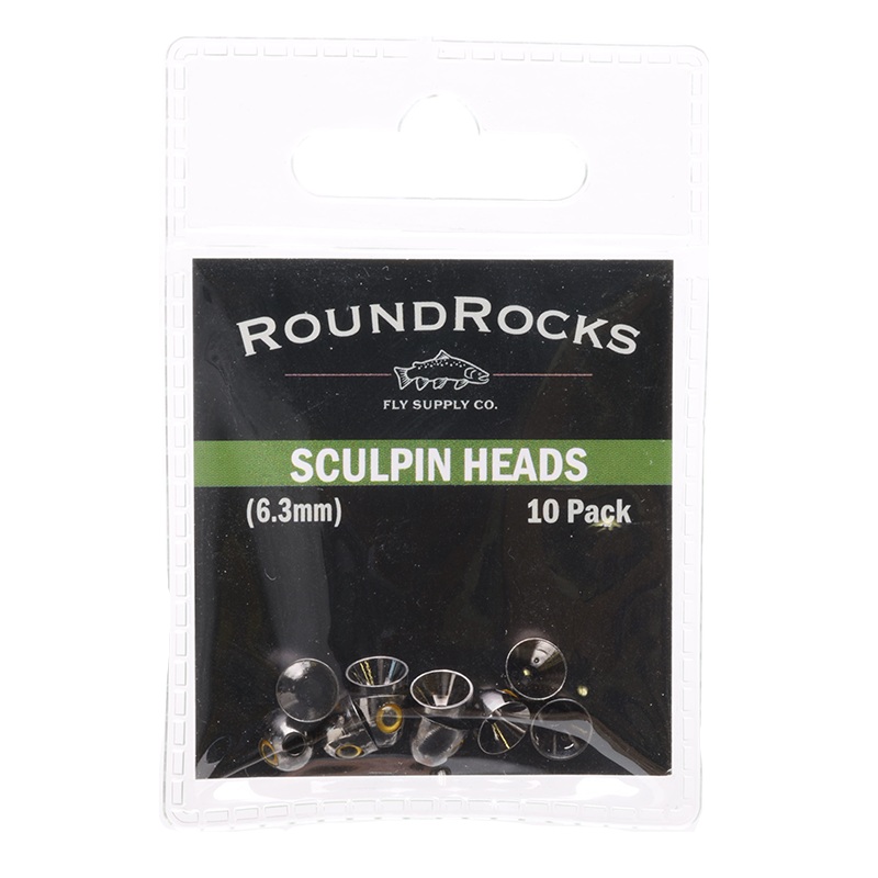RoundRocks Sculpin Heads|6.3mm|9.5mm|11mm