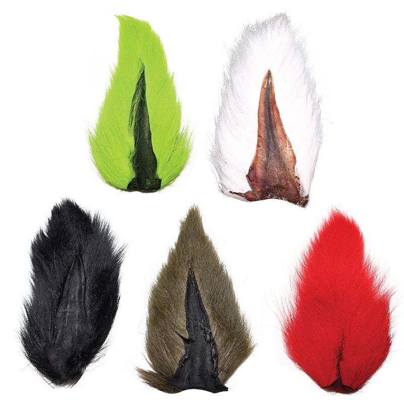 RoundRocks Bucktail|Black|White|Red|Chartreuse|Olive