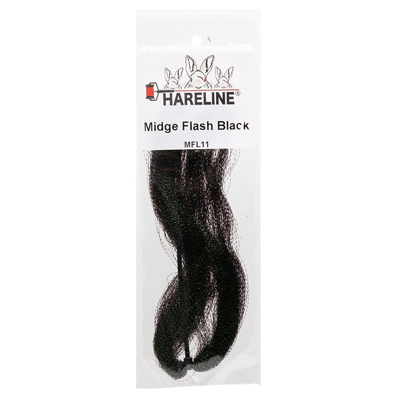 Hareline Midge Flash|Black|Root Beer|Olive