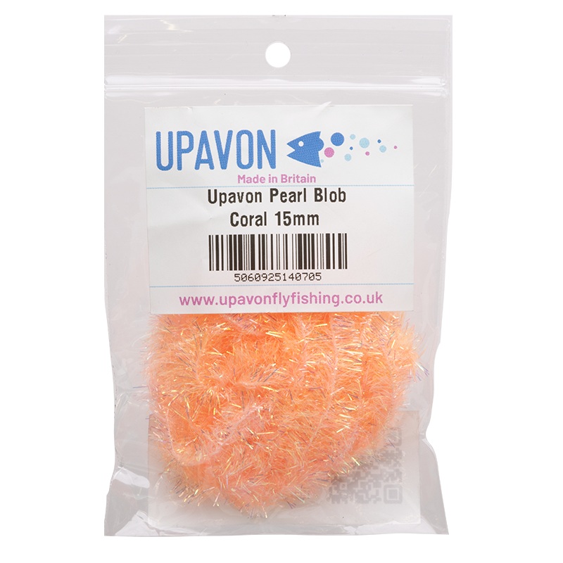 Upavon Pearl Blob Chenille|Coral|Orange