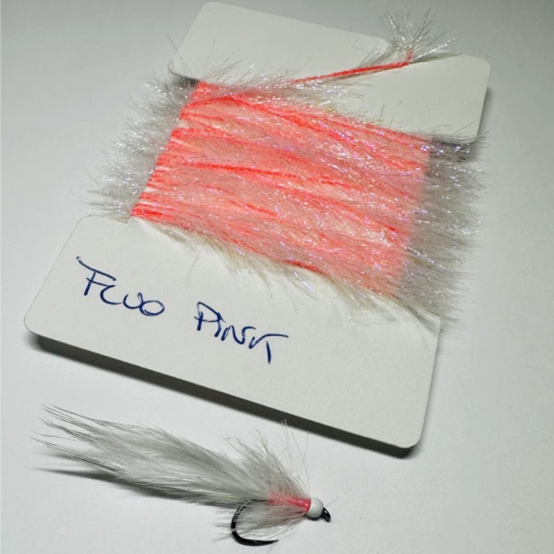 Fasna Halo Straggle 12mm|UV White / Fluo Chatreuse|UV White / Fluo Orange|UV White / Fluo Pink|UV White / Fluo Red|UV White / Fluo Yellow|Chatreuse / Fluo Pink