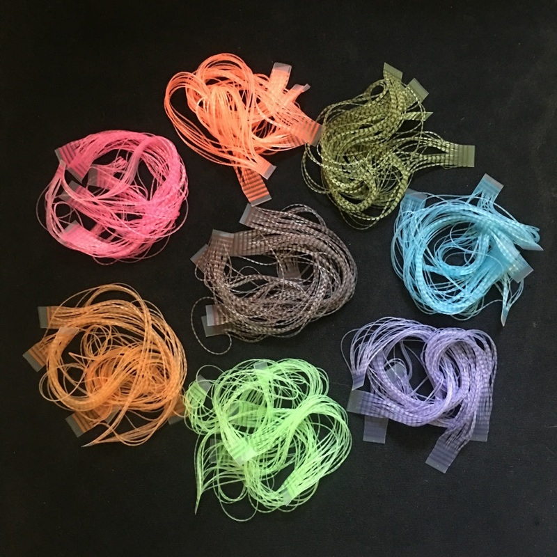 Chicones Crusher Legs|Micro|Regular|Wide|Fluorescent Orange & Clear|Fluorescent Pink & Clear|Fluorescent Chartreuse & Clear|Brown & Clear|Olive & Clear|Orange & Clear|Purple & Clear|Blue & Clear|Black & Clear|Yellow & Clear|Sand & Clear|White & Clear|T