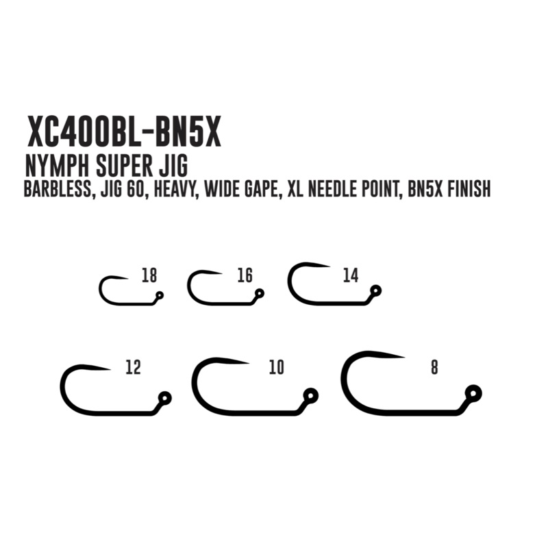 Umpqua XC 400BL-BN Super Jig Hook (25)