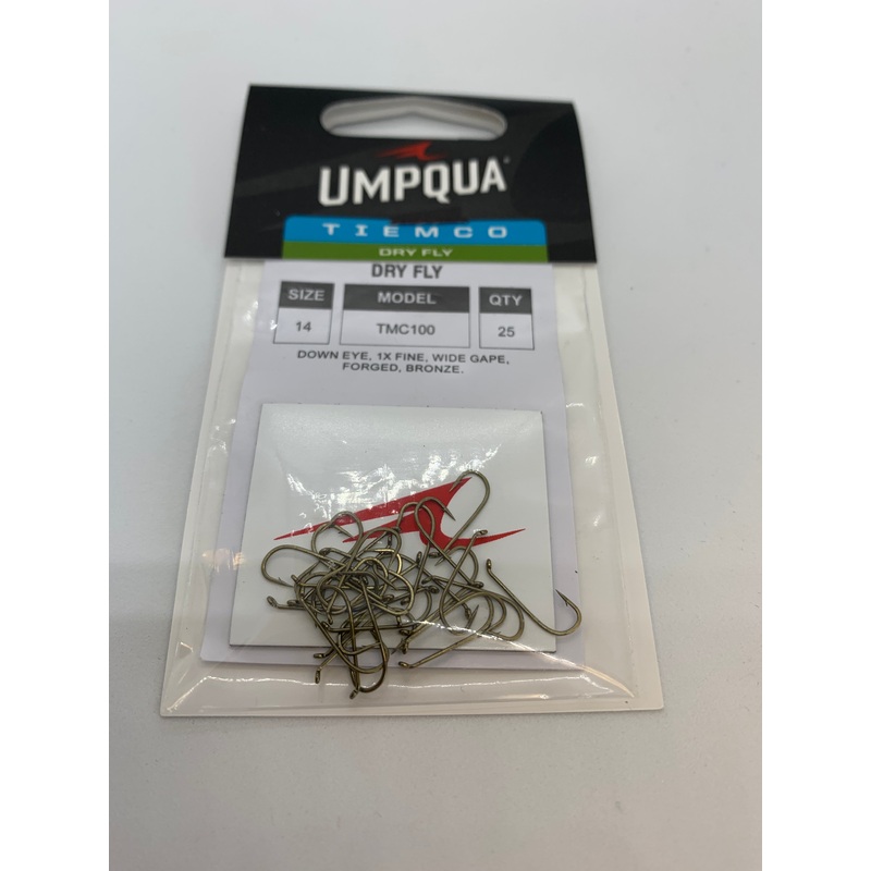 Umqua Tiemco TMC 100 Dry Fly Hooks