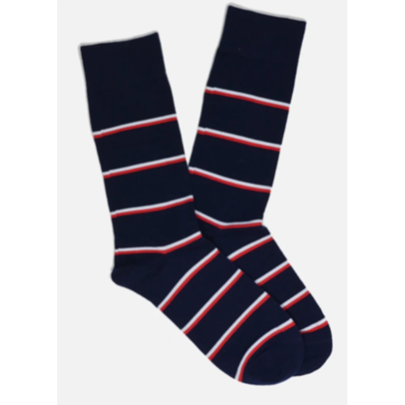 Red and White Stripped Socks