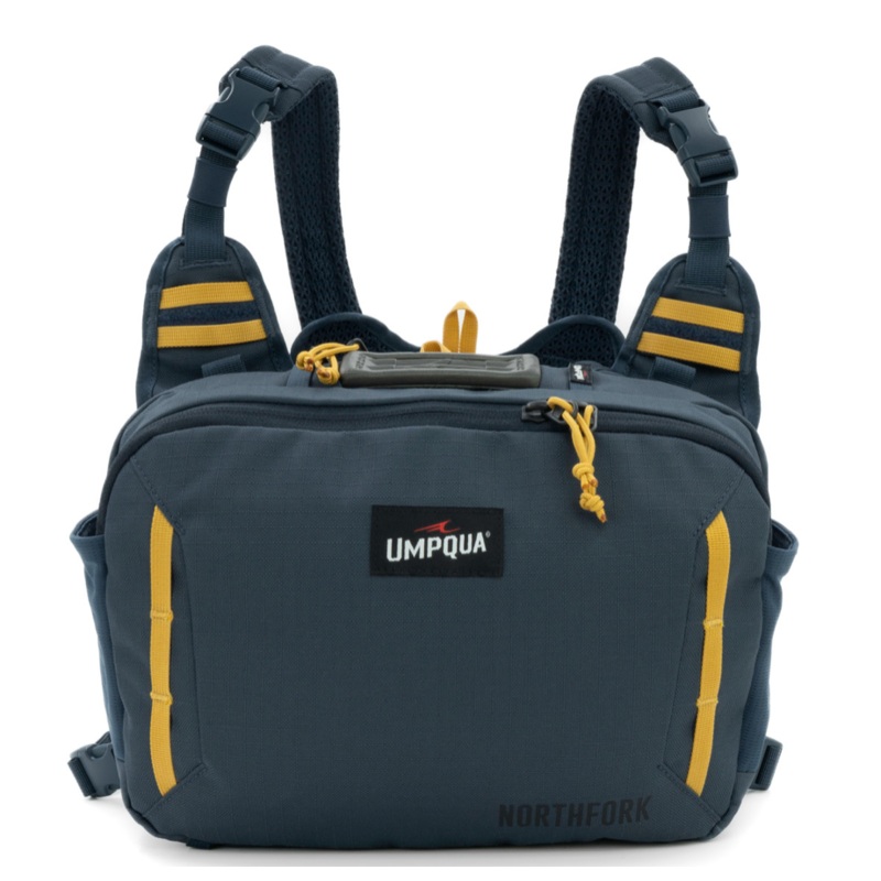Umpqua Northfork Chest Pack|Pine Green|Cobalt Blue
