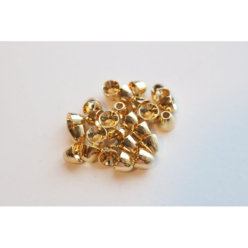 Brass Cone Heads|Gold|Silver|Orange|Pink|Small|Medium|Large