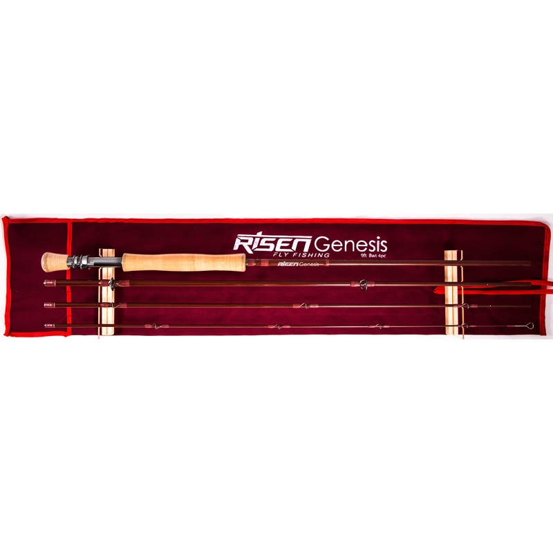 Genesis Rod and Reel Combo|7 foot 6 inch 3 weight 4 piece|9 foot 4 weight 4 piece|9 foot 5 weight 4 piece|9 foot 6 weight 4 piece|9 foot 7 weight 4 piece|9 foot 8 weight 4 piece|Armor II 3/4 Matte Slate Gray|Armor II 3/4 Matte Fire Orange|Armor II 3/4 Mat