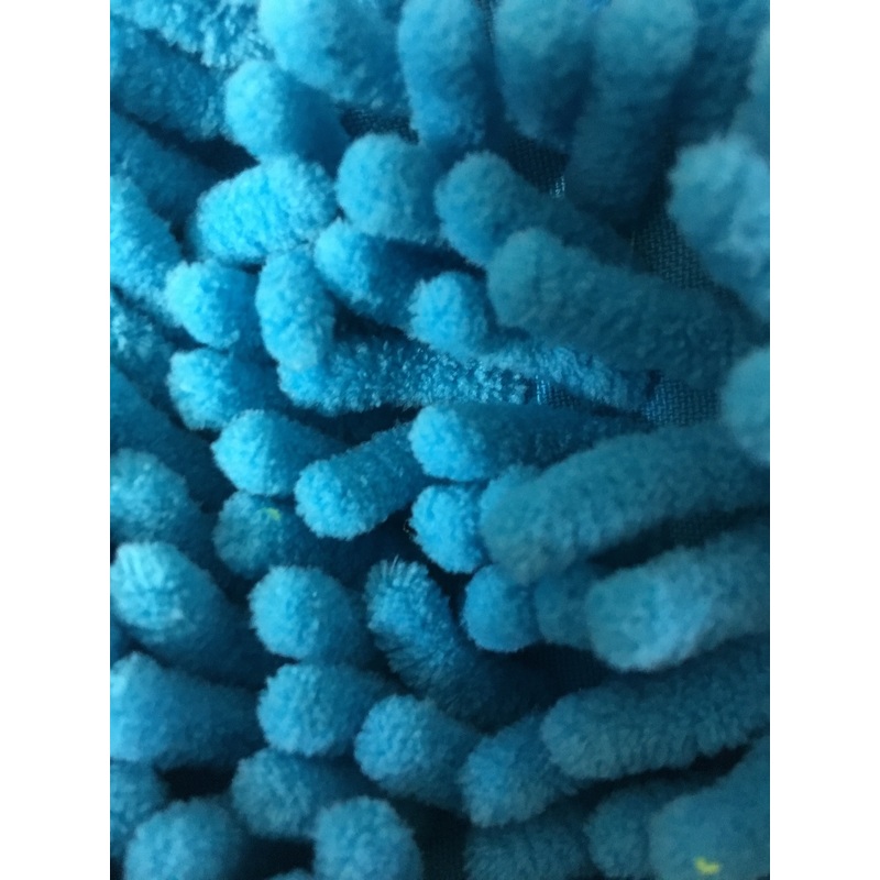 Mop fly pieces|Chartreuse|Blue|Orange|Brown|Pink|Tan|Purple