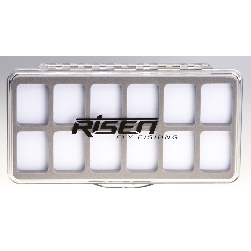 SUPER SLIM Fly Box|12 Compartment|Easy Grip Foam