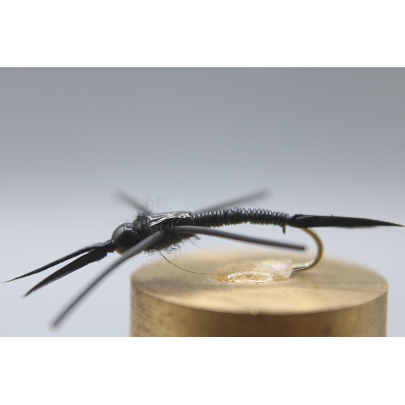 Tungsten Bead Head Wire Body Rubber Leg Stonefly Nymph
