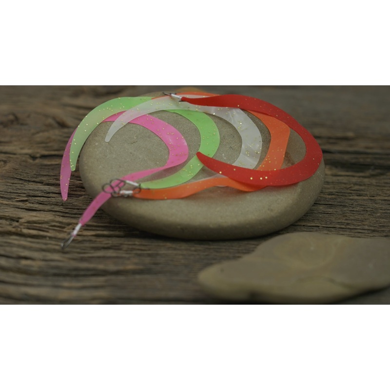 Wiggle Tails with Quick Snap|Chartreuse|Orange|Pink|Red|White