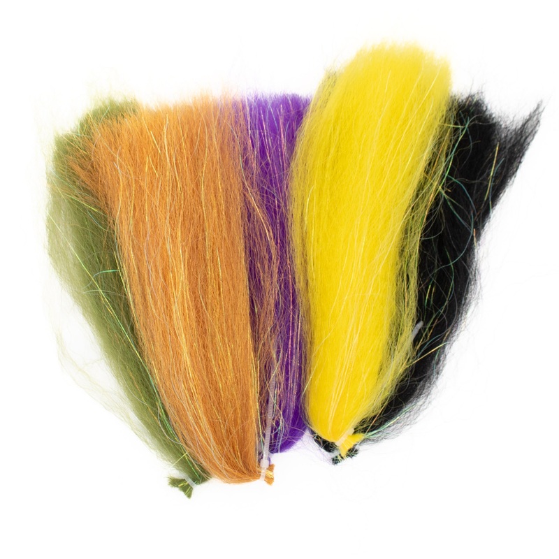 Flash N’ Slinky|Dark Purple|Grey|Royal Blue|Black|Light Purple|White|Orange|Yellow|Red|Sea Blue|Pink|Olive|Brown|Chartreuse|Shrimp|Misty Blue|Camo|Shaded Chartreuse|Off White|Natural|Wild Olive|Silverback|Electric Yellow|Redfish|Bucktail White|Mullet Brow