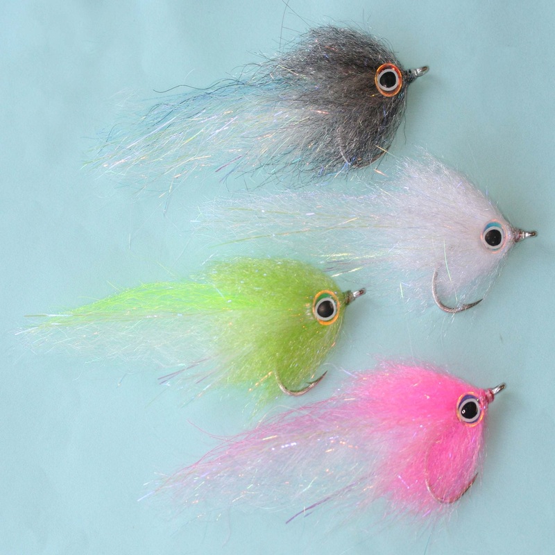 Streamer Brush 1 – Sale|Orange|Baitfish Green