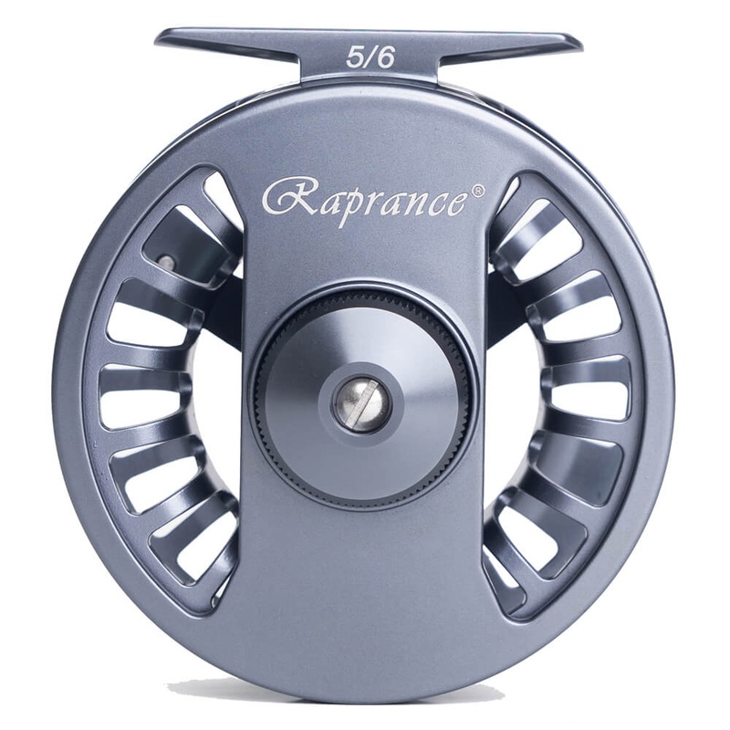 Raprance Fly Fishing Reel – CNC Aluminum Alloy, Ultra-Light, Instant Spool Change Side Button, for Freshwater/Saltwater (Matte Gunmetal Gray)