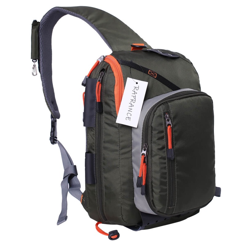 Raprance Lightweight & Comfortable Fly Fishing Backpack – Breathable Mesh, Multiple Compartments, Easy Access