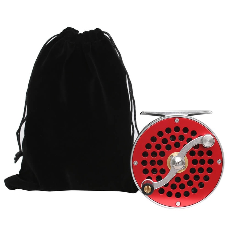 Raprance Red Vintage Classic Fly Reel For #3 to #9 Line Weight