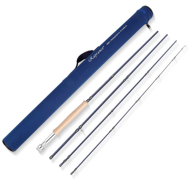 Raprance RR01 Fly Rod – 3,4,5,6,7,8 Weight Fly Fishing Rod Starter Kit with and Case