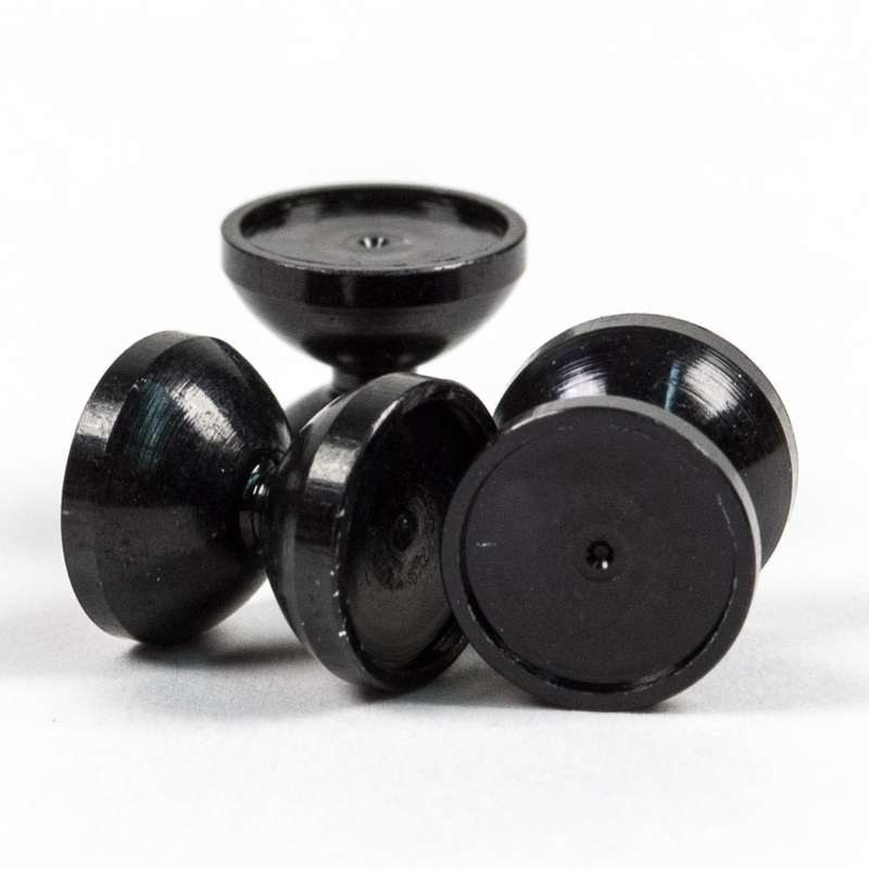 Deep Sea Aluminum Eyes|Black|Silver|1/4″ (20/pk)|3/8″ (15/pk)|7/16″