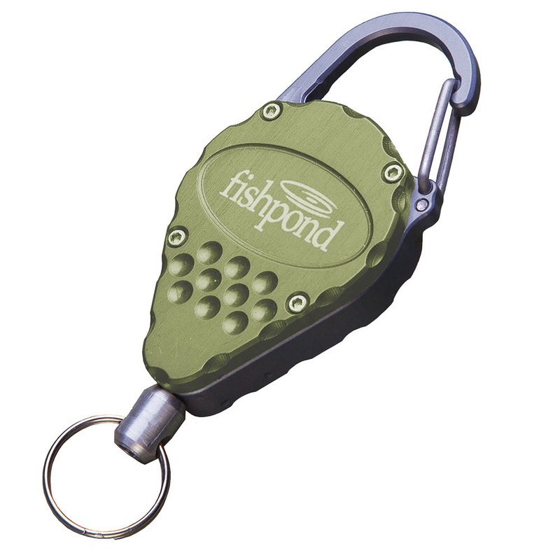 Fishpond Arrowhead Retractor|Moss|Black