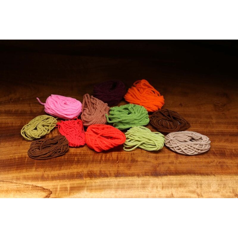Ultra Chenille|Black|Olive|Orange|Purple|Tan|White|Light Olive|Shell Pink|Shrimp Pink|Fl. Orange|Medium|Standard