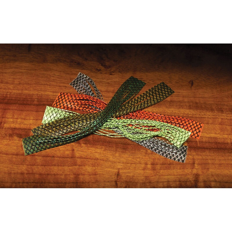 Barred Crazy Legs|Clear/ Pearl Flake|Frog Green/ Pearl Flake|Olive/ Green Flake|Orange/ Gold Flake