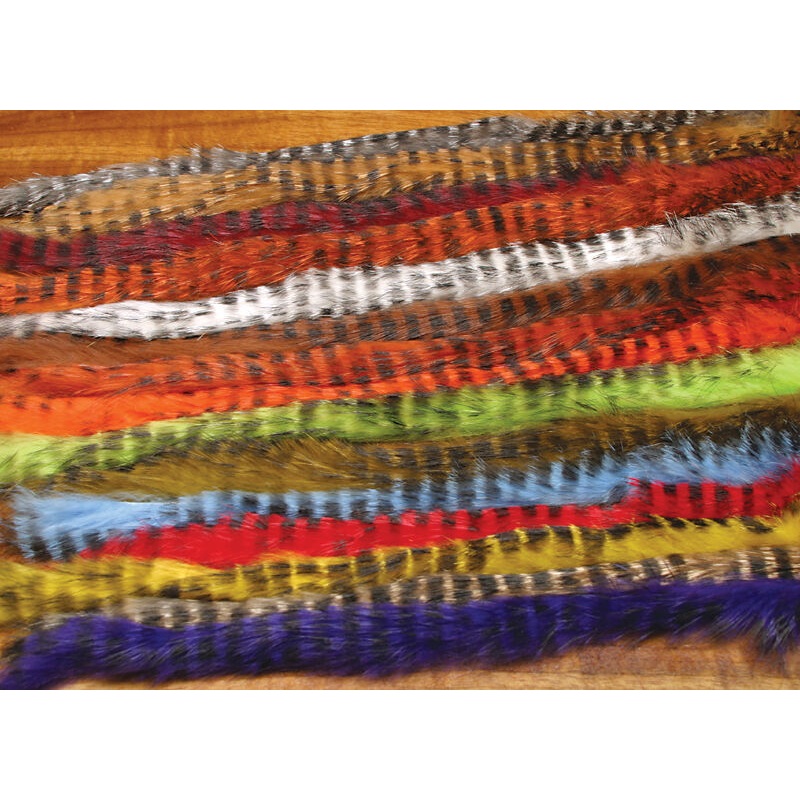 Barred Rabbit Strips|Black Barred Gold Variant|Black Barred Olive Variant|Black Barred Crawfish Orange|Black Barred Bright Purple|Brown Barred Ginger|Brown Barred Olive|Brown Barred Flesh|Black Barred Brown|Black Barred Rust|Brown Barred Yellow|Olive Barr