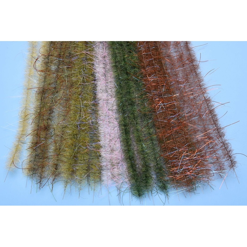 EP Wooly Critter Brush .5|Chartreuse/White|Sculpin|Brown|Black|black/purple