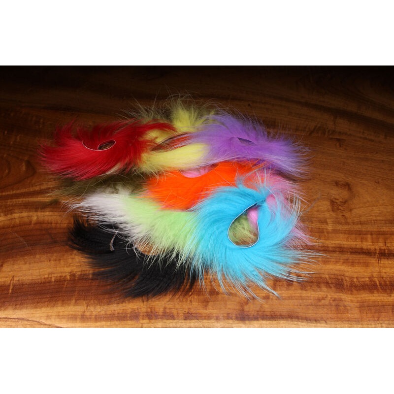 Finn Raccoon Zonker|Natural White|Olive|Chartreuse|Orange|Pink|Purple|Yellow|Red|Kingfisher Blue